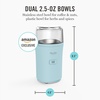 image:imageMarthaStewart ElectricCoffee amp Spice GrinderDual 25oz RemovableBowls StorageLidsStainless Steel BladesOne Touch Pulse Control2in1CompactBeans amp Spices Herbsamp Nuts Linen CreamSky Blue